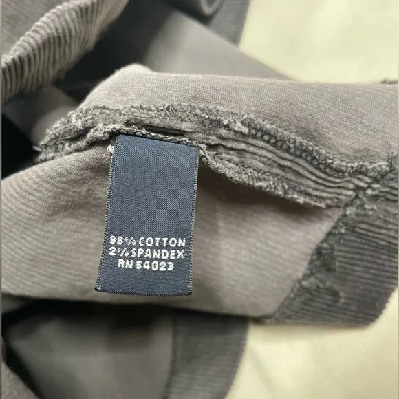 Banana Republic Charcoal Grey Stretch Corduroy Skirt with Pockets - Picture 8 of 10